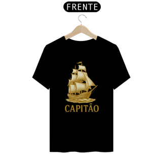 Camiseta Capitão Náutica - Estilo Marinheiro 100% Algodão Quality - Estampa Exclusiva
