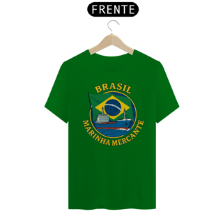 Nome do produto Camiseta Marinha Mercante Brasil - Estilo Náutico 100% Algodão Quality - Estampa Exclusiva
