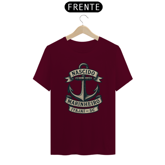 Camiseta Nascido Marinheiro Itajaí