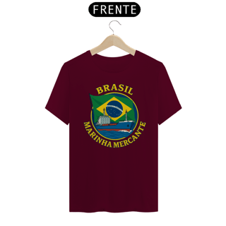 Nome do produto Camiseta Marinha Mercante Brasil - Estilo Náutico 100% Algodão Quality - Estampa Exclusiva