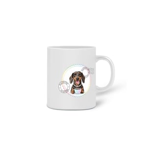 Caneca Dachshund Fofinho: Café e Charme
