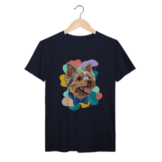 Nome do produto T-Shirt Unissex - Yorkshire com Gravata