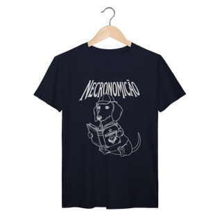 Nome do produto T-Shirt Unissex Necronomicão - Estampa Dog Lovecraft