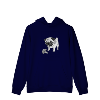 Nome do produto Moletom Prime Canguru Pug & Brócolis – Estampa Divertida e Conforto Premium