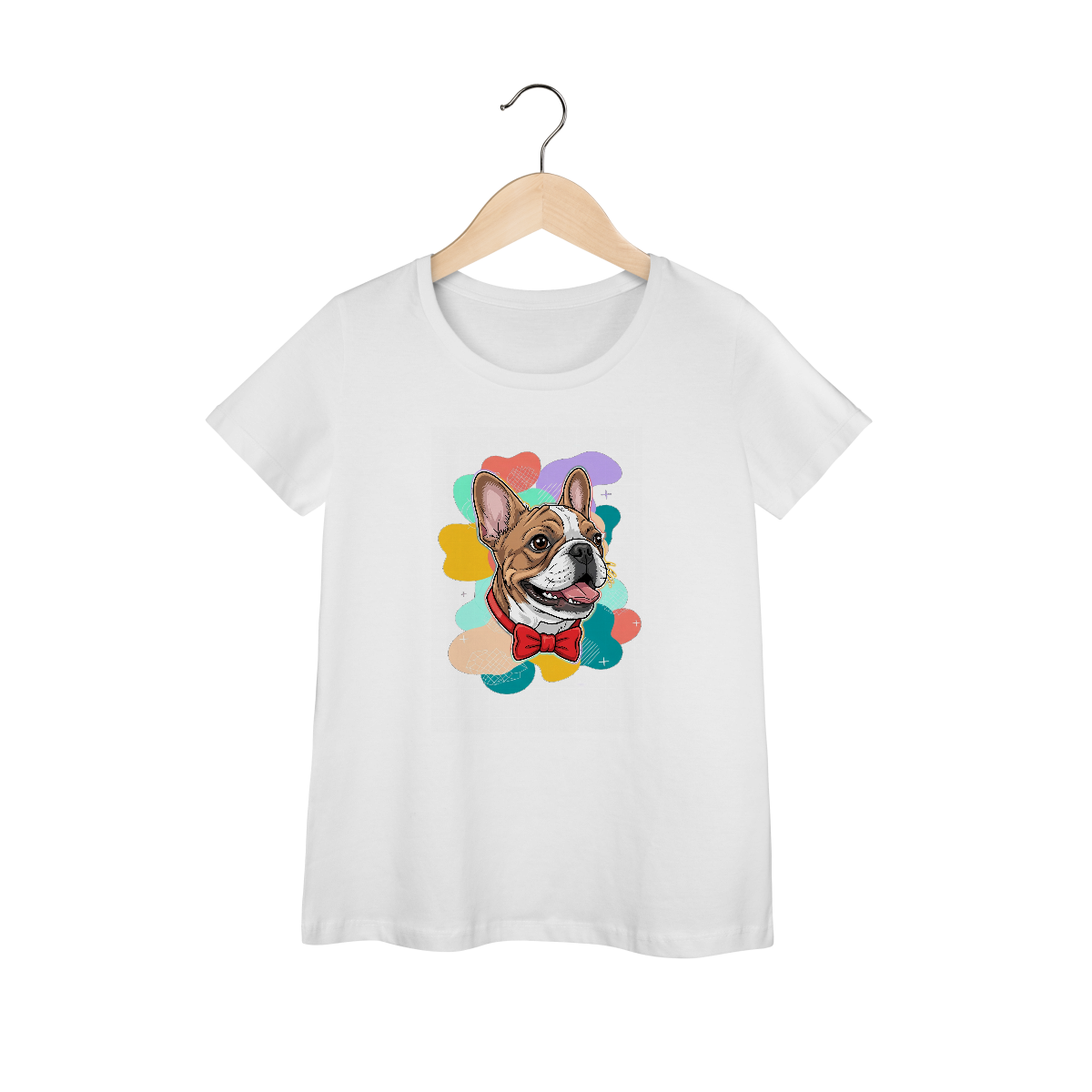 Nome do produto: Camisa Feminina Baby Long Prime - Bulldog Francês