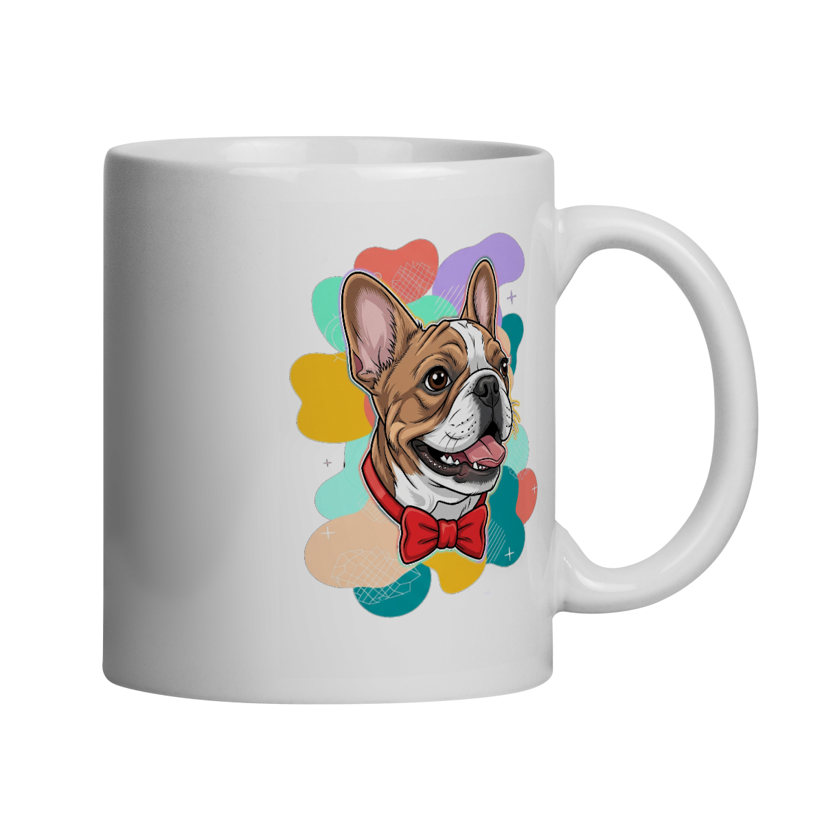 Nome do produto: Caneca - Bulldog Francês de Gravata