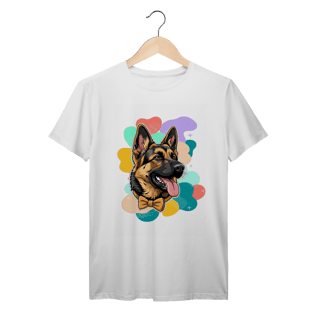 Nome do produto T-Shirt Prime Unissex - Pastor Alemão de Gravata
