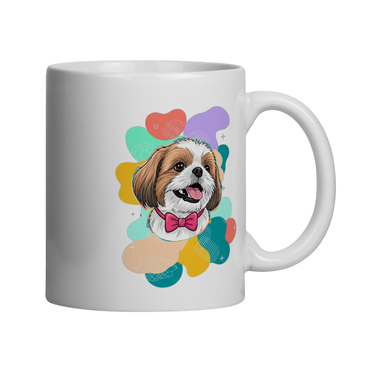 Nome do produto: Caneca - Shih-Tzu com Gravata