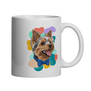 Nome do produto Caneca - Yorkshire com Gravata