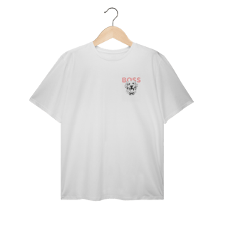 Nome do produto T-Shirt Plus Size Golden Boss – Camiseta Pet Lover Estilosa