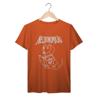 Nome do produto T-Shirt Unissex Necronomicão - Estampa Dog Lovecraft