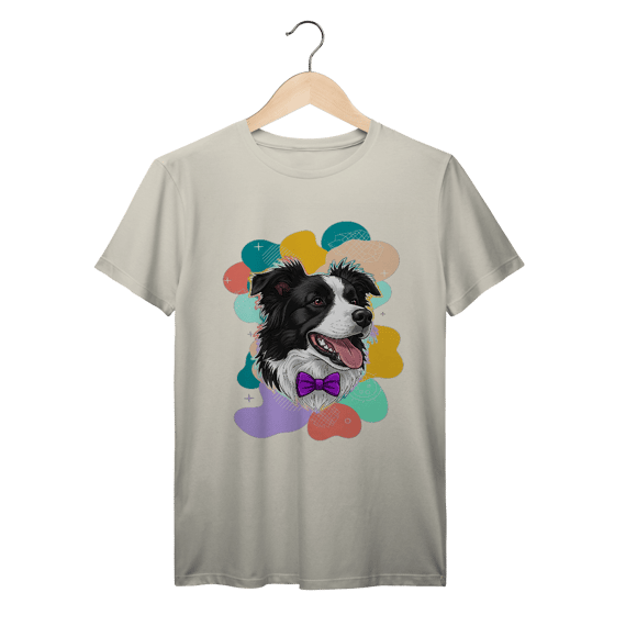 T-Shirt Prime Unissex - Border Collie