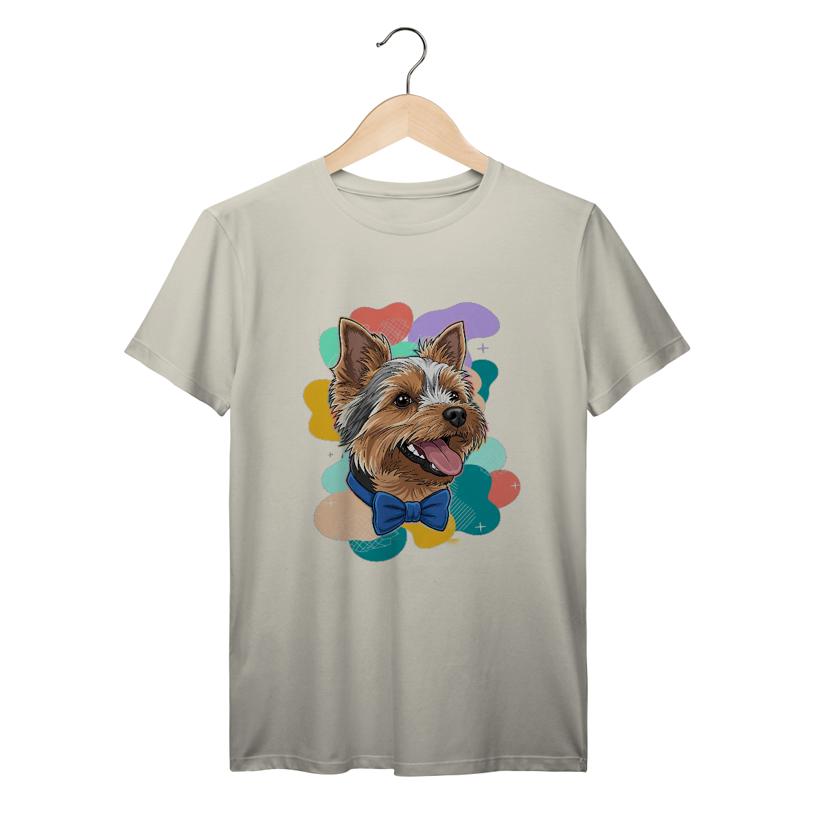Nome do produto: T-Shirt Unissex - Yorkshire com Gravata