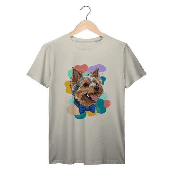 T-Shirt Unissex - Yorkshire com Gravata