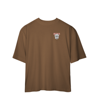 Nome do produto Camisa Oversized Golden Boss – Golden Retriever Estiloso