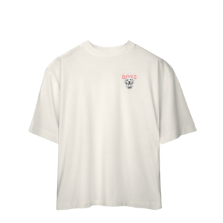 Nome do produto Camisa Oversized Golden Boss – Golden Retriever Estiloso