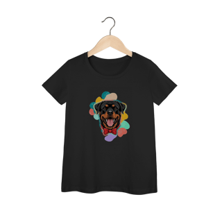 Nome do produto Camisa Feminina Baby Long Prime - Rottweiler de Gravata Borboleta