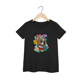 Nome do produto Camisa Feminina Baby Long Prime - Bulldog Francês