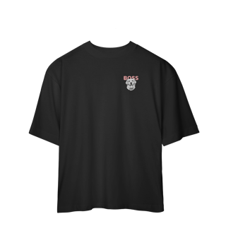 Nome do produto Camisa Oversized Golden Boss – Golden Retriever Estiloso
