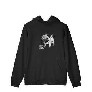 Nome do produto Moletom Prime Canguru Pug & Brócolis – Estampa Divertida e Conforto Premium