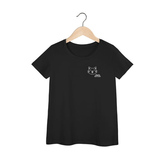 Baby Look Feminina Gato Cute Kittens - Blusa de Gatinho Justa