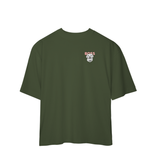 Nome do produto Camisa Oversized Golden Boss – Golden Retriever Estiloso