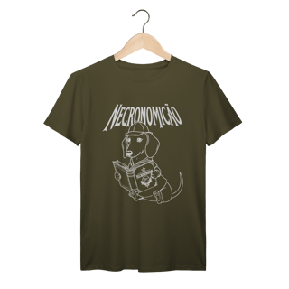 Nome do produto T-Shirt Unissex Necronomicão - Estampa Dog Lovecraft