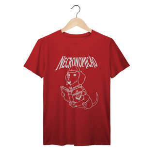 Nome do produto T-Shirt Unissex Necronomicão - Estampa Dog Lovecraft