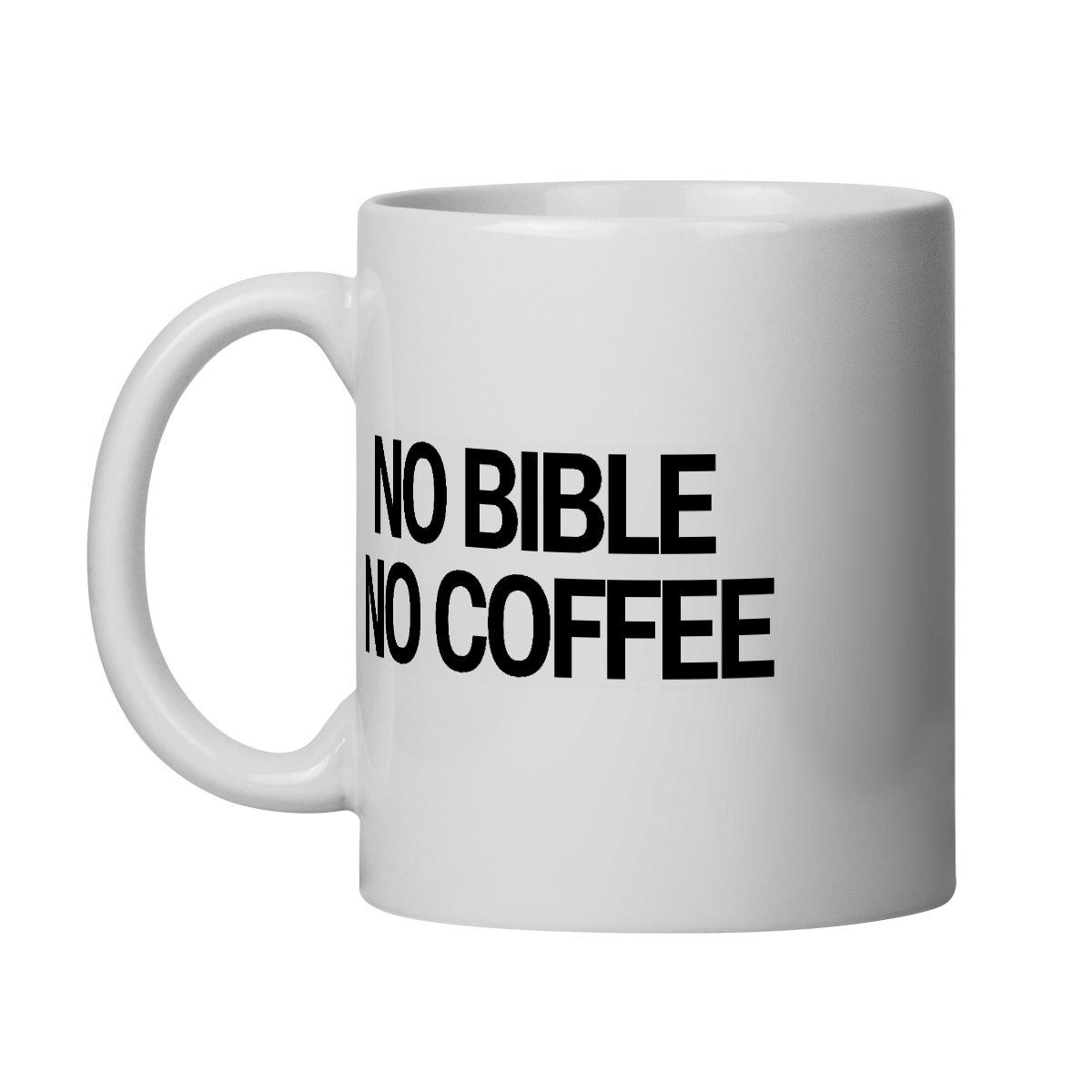 Nome do produto: Caneca - NO BIBLE NO COFFEE