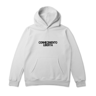 Nome do produto Moletom Unissex - CONHECIMENTO LIBERTA