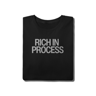 Nome do produto Camiseta Unissex - RICH IN PROCESS