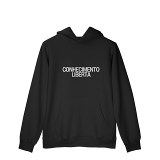 Nome do produto Moletom Unissex - CONHECIMENTO LIBERTA