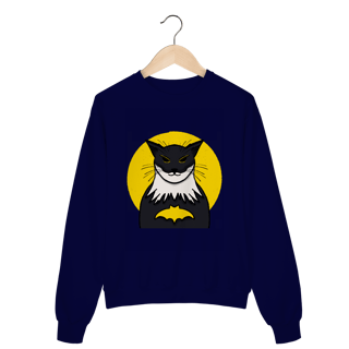 Nome do produtoMoletom Fechado Bat-Gato: O Herói Felino da Noite - Moda Geek