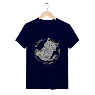 Nome do produtoCamiseta Gato Católico | Catmosfera