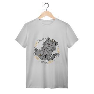 Nome do produtoCamiseta Gato Católico | Catmosfera