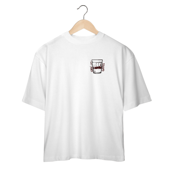Camiseta Oversized com Estampa 