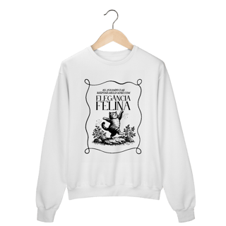 Nome do produtoMoletom Fugindo Responsabilidades com Elegância Felina | Conforto Catmosfera