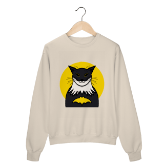 Nome do produtoMoletom Fechado Bat-Gato: O Herói Felino da Noite - Moda Geek