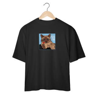 Nome do produtoCamiseta Oversized Gato 