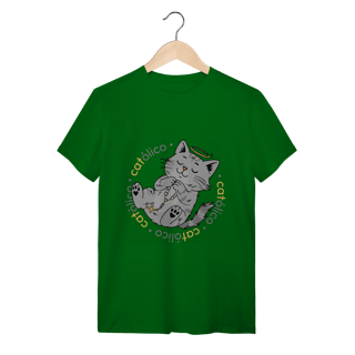 Nome do produtoCamiseta Gato Católico | Catmosfera