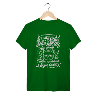 Nome do produtoCamiseta Humor Gato 