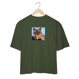 Nome do produtoCamiseta Oversized Gato 