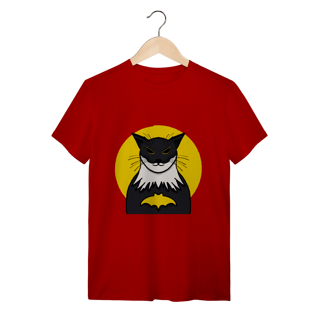 Nome do produtoCamiseta Bat-Gato: O Herói Felino da Noite - Moda Geek