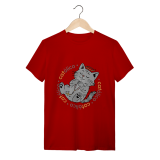 Nome do produtoCamiseta Gato Católico | Catmosfera