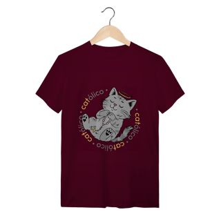 Nome do produtoCamiseta Gato Católico | Catmosfera