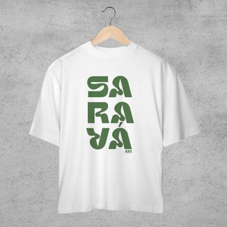 Nome do produto Camiseta Oversized - Axé e Repeito