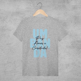Nome do produto T-Shirt Quality - Umbanda paz, amor e caridade