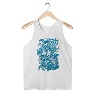 Nome do produto Aramado Azul - Regata Masculina