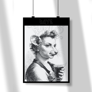 Nome do produto Rats Drink 02 - Poster Retrato