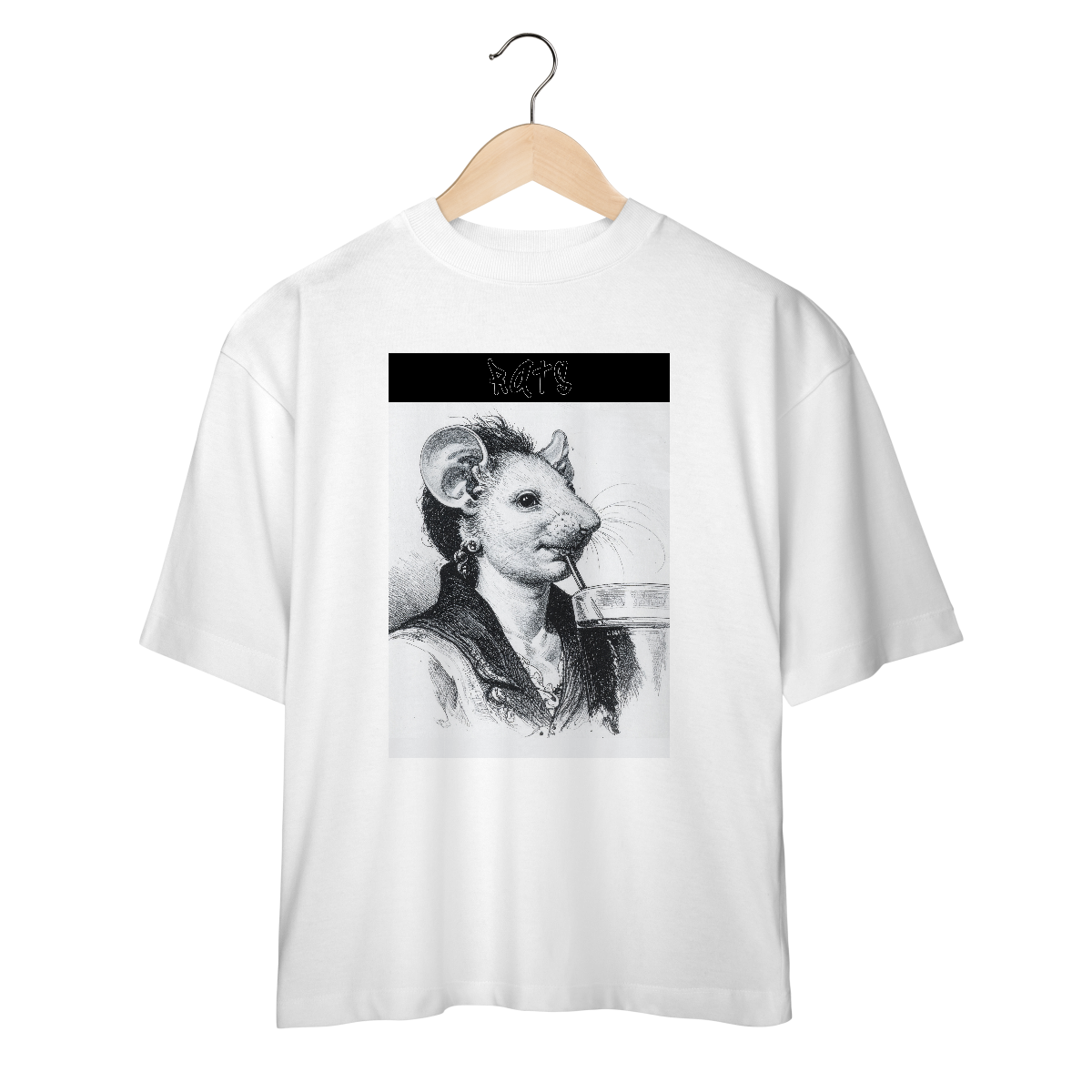 Nome do produto: Rats Woman 04 - Camiseta Oversized